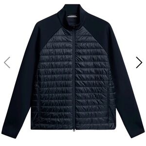 J. Lindeberg Holden Quilt Hybrid Jacket - navy